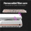 Rechargeable Nail Dust Collector,Strong Suction,Touchscreen,One-Touch Start,Reusable Thickened Filter,for Home US Plug A 2
