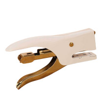 Retro Manual Stapler 8 Sheets Capacity Stapling Machine-White