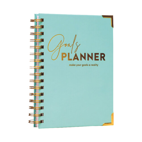 Bright Colored Professional Planner With Reinforced Edges-blue