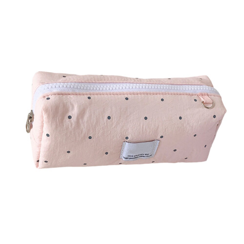 Zippered Design Pen Holders Premium Pen Storage Bag-Pink