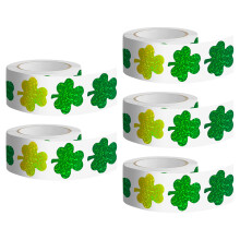 Autocollant de sceau Shamrock à 4 feuilles, décorations de la-5