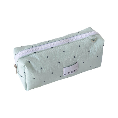 Pencil Case Desktop Accessory Reused Stationeries Storage-Green