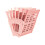 Kunststoff-Bücherständer, verstellbare Buchstützen,-Pink M 1