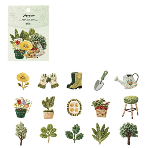 Art Crafts Card Making Scrapbook Sticker Decorative-garden
