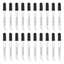 20 Stück 1 ml Messpipetten aus Glas mit-Ellbogen