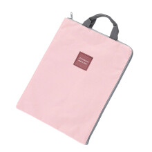 Canvas portemonnees A4 portemonnee met ritssluiting voor-Roze