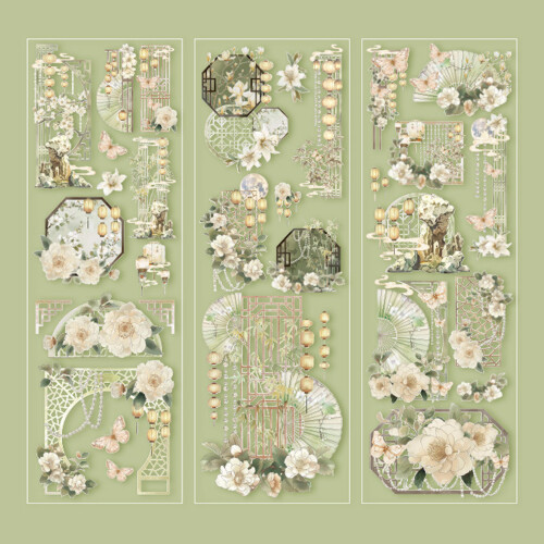 Artistic Life Sticker, Scrapbooking Sticker Decorative-type3