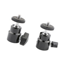 2 stuks zware aluminium balhoofd statiefbevestiging 360 rotatie