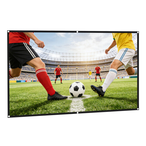 Portable Projector Screen 16:9 Format High-120 inch