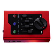 Miniatuur USB-geluidskaart met Bluetooth-compatibele 5.0--rood