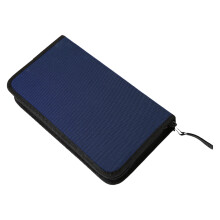 80 Disc-etui met hoge capaciteit Stevig Oxford-textiel-Blauw