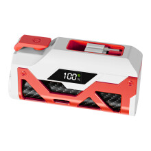 Portable Type C External Battery Case Compatible for 21700-red
