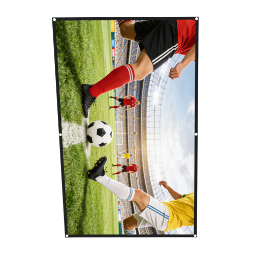Polyester Projection Screen 16:9 Aspect Ratio Easy To-100 inch