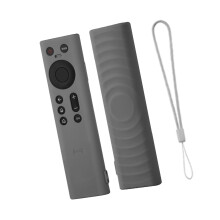 Housse de télécommande en Silicone, parfaitement adaptée au-Gris