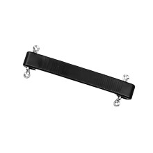 Poignée de haut-parleur en caoutchouc, sangle de-Noir 140mm