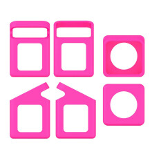 Housse de protection en Silicone pour haut-parleur-Rose rouge
