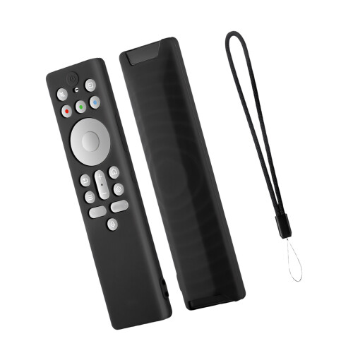 Protecteur antidérapant en Silicone pour télécommande,-Noir