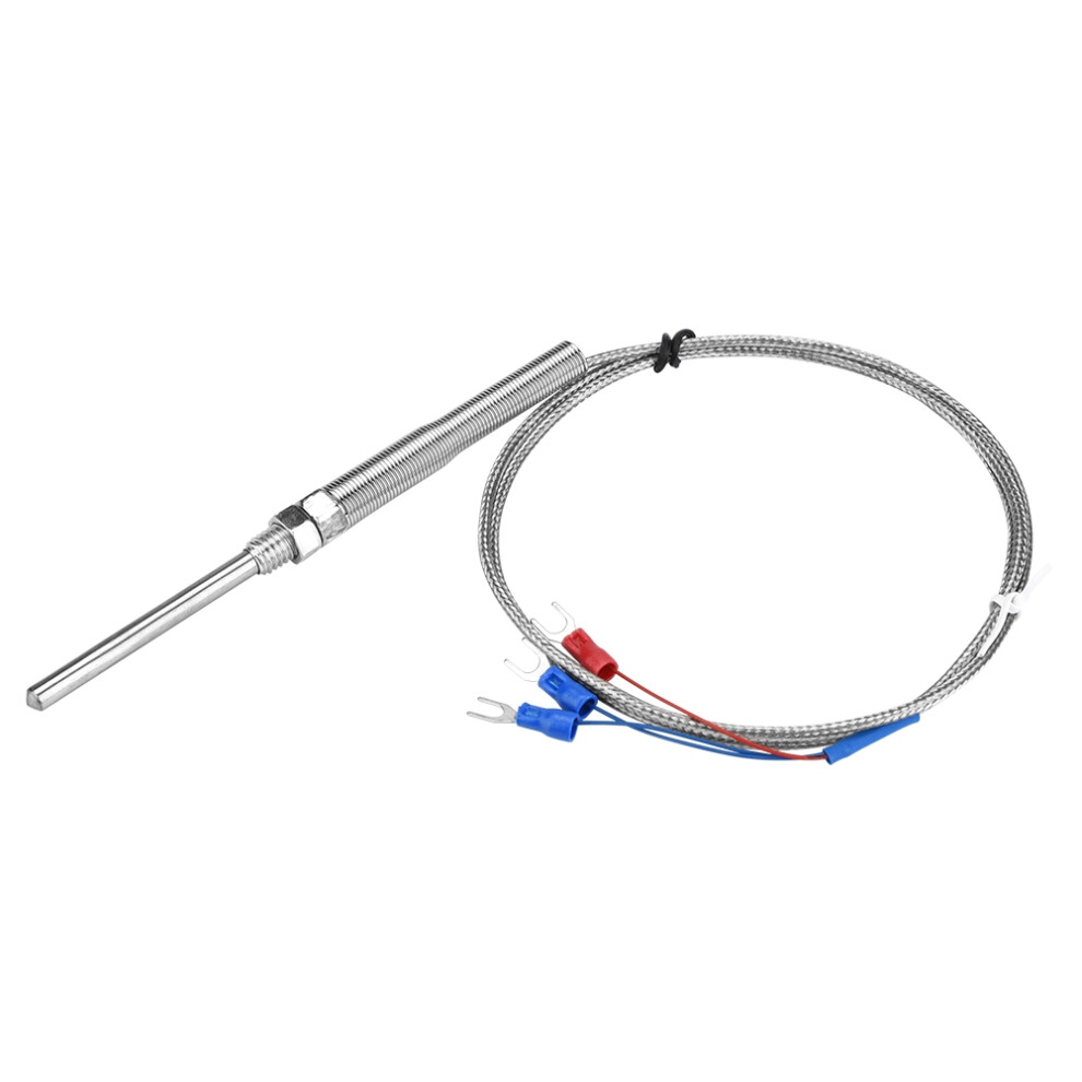 PT100 M8 Thread 50mm Probe 0-400C 1m Cable