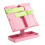 Support de lecture pliant avec Clip de Page, support-Rose 1