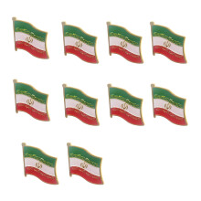 Brosche mit iranischer Nationalflagge für-10