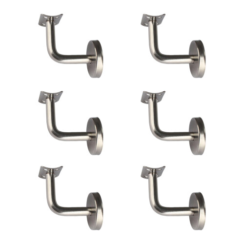 6Pcs Wall Mounted Stair Holder With Screws-Bend piece 60