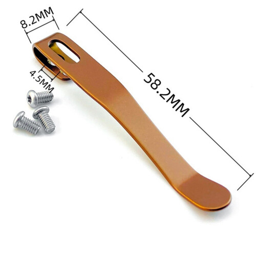 Metall-Taschenclip mit präziser Bearbeitung, leichter 2