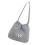 Einzigartige PU-Beuteltasche mit Kordelzug-Design,-Silber 1