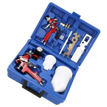 Hochwertiges 1,4-mm-Plus-1,0-mm-Lackierset mit-Rot