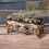Elegante Romance Rose Designs Schmuckschatulle mit-Bronzebraun 5