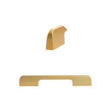 Türgriff aus Aluminiumlegierung, schwarzer Schuhschrank, Kleiderschrank, verlängerter Schranktürgriff