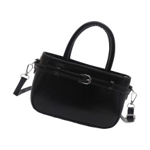 Elegante handtas voor dames PU-stof schoudertas-Zwart