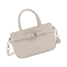 Eenvoudige maar elegante crossbodytas PU-leren schoudertas-Wit