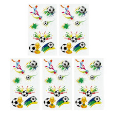 Heldere teamgeeststicker, ideaal voor thuisfeesten en