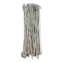 100pcs Rustproof Metal Fence Ties Clips Multipurpose Garden-8in