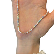 Dog Pearls Collar Beads Decorative Pet Costume Neck Jewelry