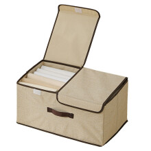 Mehrteilige Aufbewahrungsbox aus Stoff, faltbares Design-L BE