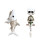 Pack de 2 statues de requin de pêche squelette, ornements 1