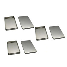 Rostfreie Metall-Münzhalter-Organizer mit-Silber 3PCS