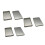 Rostfreie Metall-Münzhalter-Organizer mit-Silber 3PCS 1