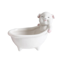 Keramik Schwein/Bär Fleischige Pflanze Blumentopf für Zuhause-A