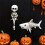 Pack de 2 statues de requin de pêche squelette, ornements 6