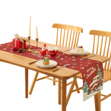 Kersttafelhoes Herbruikbare feestdecoratie Vakantie-4