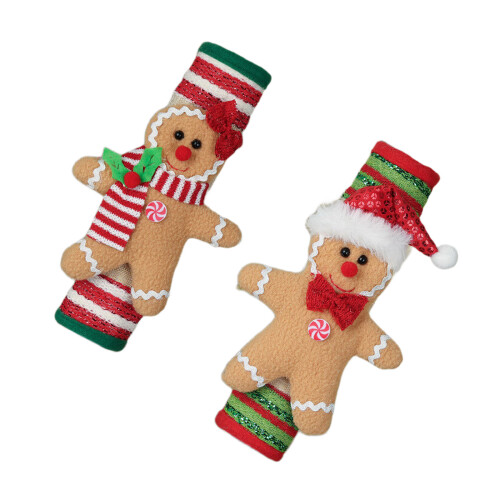 Kerstkoelkasthoes Koekjespatroon Elastisch Polyester Stofdicht