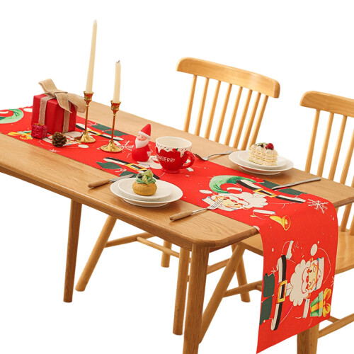 Reusable Holiday Tablecloth Christmas Decorations Dining-1