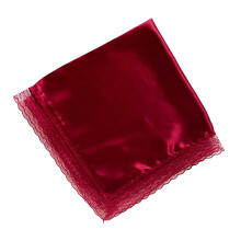 Sturdy Satins Handkerchief Vibranting Color Comfortable-Red