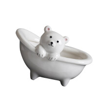 Handgefertigter Mini-Cartoon-Keramik-Pflanztopf, fleischiger-C