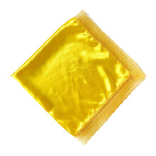 Silk Smooth Satins Handkerchief Vibranting Color Gentle-Yellow