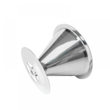 Stainless Steel Coffee Filter Mesh with Base Free Filter Paper Filter Mesh Coffee Filter