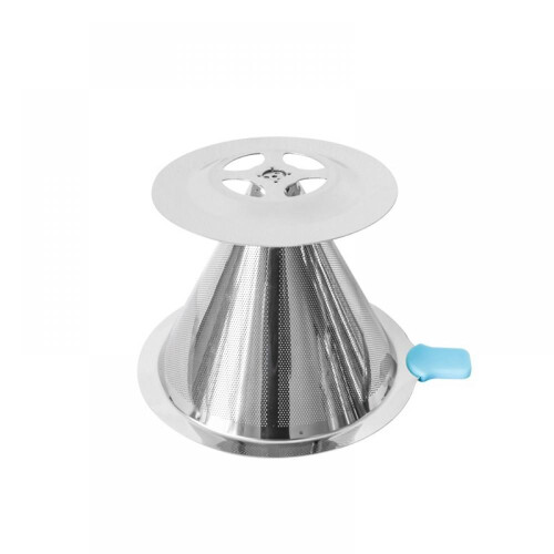 Stainless Steel Coffee Filter Mesh with Base Free Filter Paper Filter Mesh Coffee Filter 2