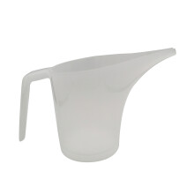 Gobelet doseur en plastique de 1000 ml avec graduation et large ouverture. Gobelet doseur de laboratoire de 1 L. Gobelet doseur pour la pâtisserie.